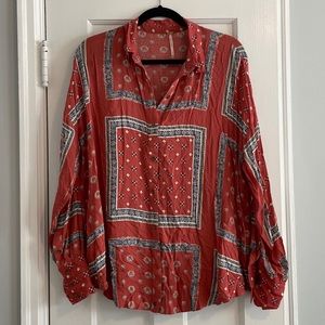 Free People Button-Up